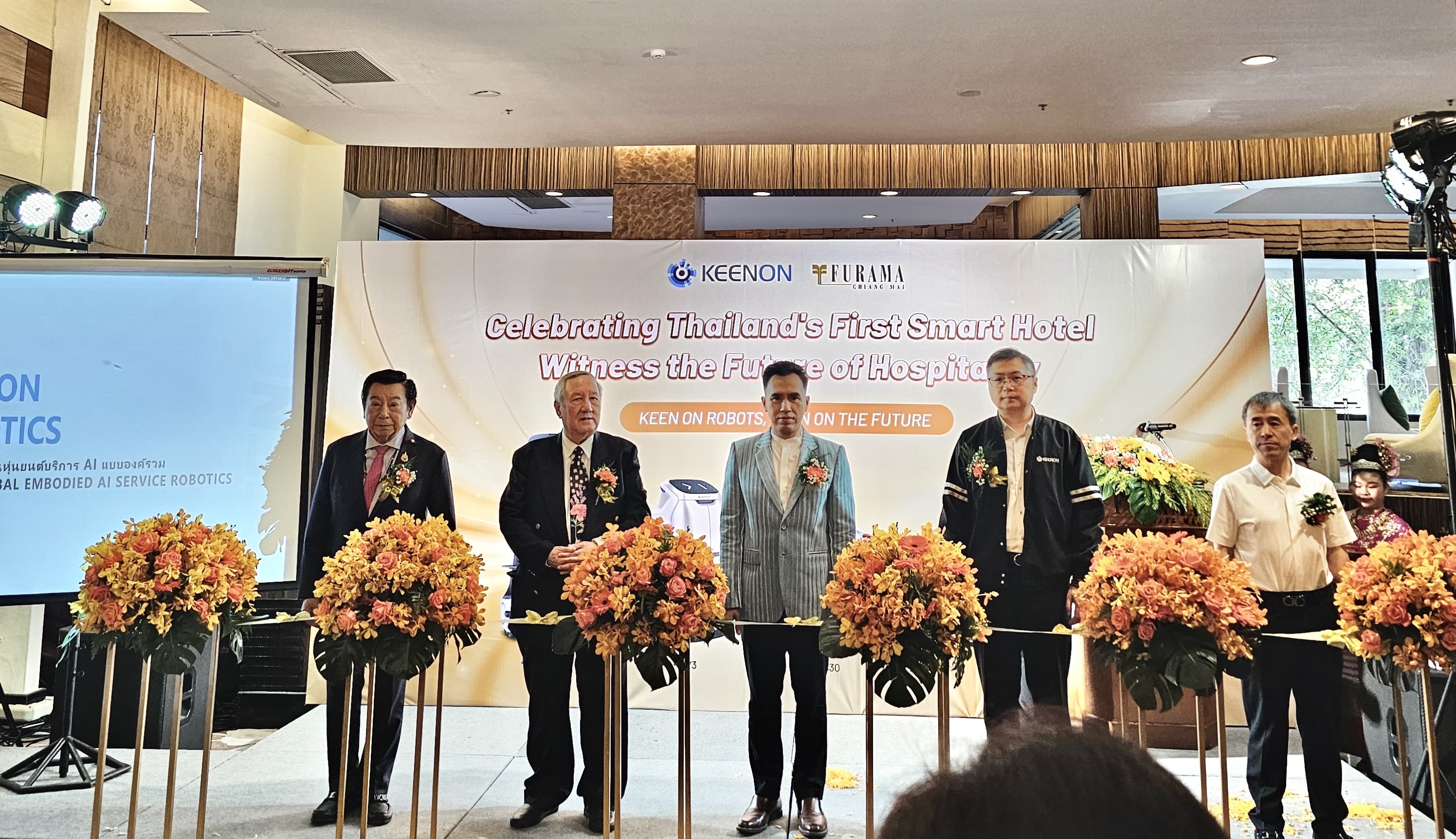 Celebrating Thailand's First Smart Hotel: A New Era in Hospitality with KEENON Robotics